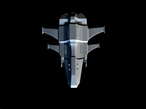 Sci-Fi Gunship 3d model Maya files free download - CadNav