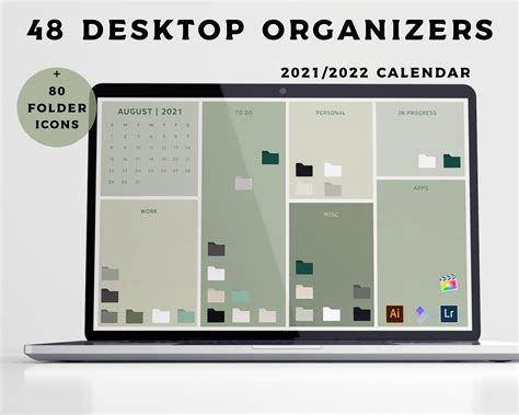 2021 desktop wallpaper organizer macbook folder icons mac black minimal ...