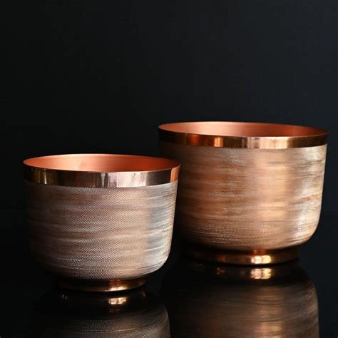 Copper planter for indoor plants – Mora Taara