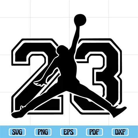 23 Air Jordan Logo Silhouette Svg, Logo Svg, 23 Svg, Jump Sv - Inspire ...