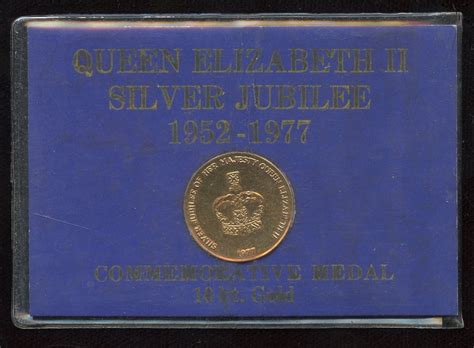 1977 Queen Elizabeth II Silver Jubilee Gold Medal