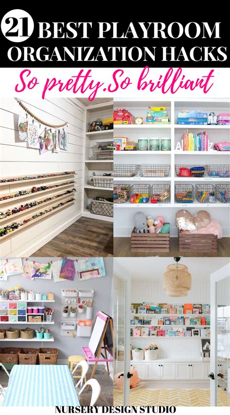 21 BRILLIANT KIDS PLAYROOM STORAGE IDEAS FOR A CLUTTER FREE SPACE - Nursery Design Studio