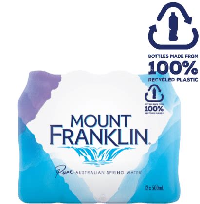 ‘Mount Franklin’ is Australia’s favourite spring water brand.