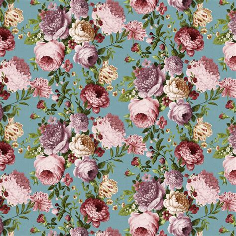 Aggregate more than 53 teal floral wallpaper super hot - in.cdgdbentre