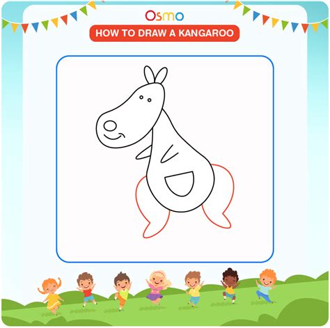 How to Draw a Kangaroo | A Step-by-Step Tutorial for Kids