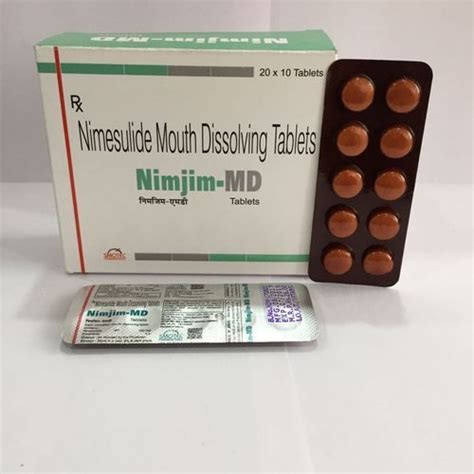 Smotec Pharma Nimesulide Tablets, Packaging Type: Strips, Rs 520 /box | ID: 16934163533