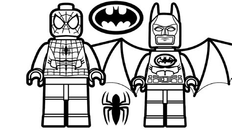 Lego Spiderman Coloring Pages Full Downloadable | Educative Printable