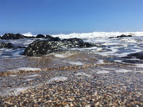 Glass Beach On Kauai Island, Hawaii. Stock Photo - Image of kauai, lava ...