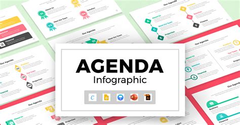 Agenda Infographic Design #372865 - TemplateMonster