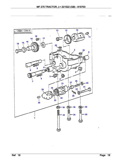 Massey Ferguson MF 275 TRACTOR (- 221522 (GB)) Parts Catalogue Manual by kmmsemmem - Issuu