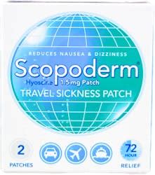 Buy Scopoderm Travel Sickness Patches 2 Patches | medino