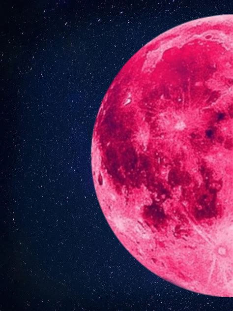 Pink Moon, planet, HD phone wallpaper | Peakpx