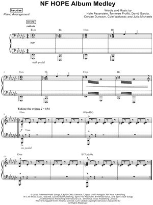 "NF Hope Album Medley" Sheet Music - 1 Arrangement Available Instantly ...