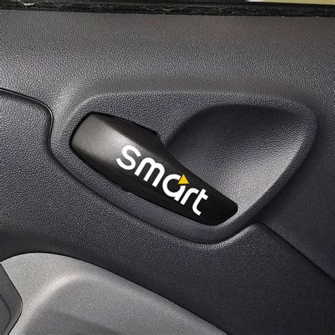 2 X Car Accessories Inside Door Handle Sticker and Decal for Smart Fortwo Forfour-in Car ...