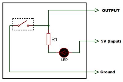 Simple Tilt Sensor Switch Circuit