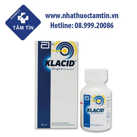 Klacid 125mg/5ml | Nhà Thuốc TÂM TÍN