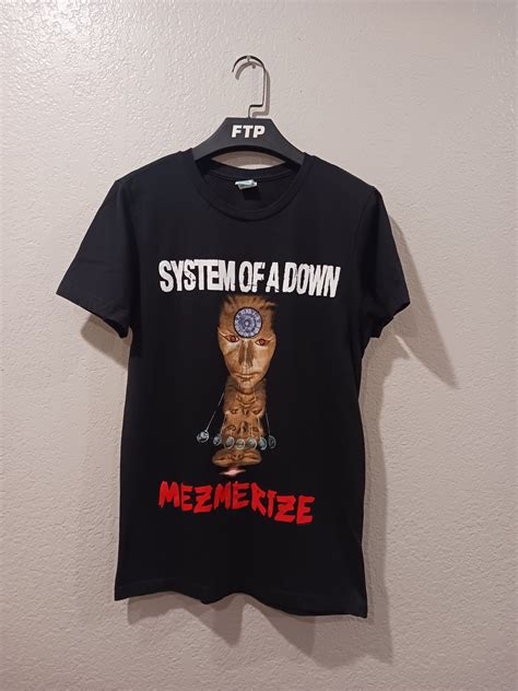 Band Tees System Of A Down Mezmerize Album Cover Graphic Tee Shirt ...