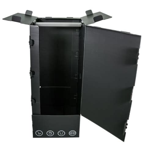 Buy Short Black Plastic Wardrobe Boxes | Phoenix Supplies UK