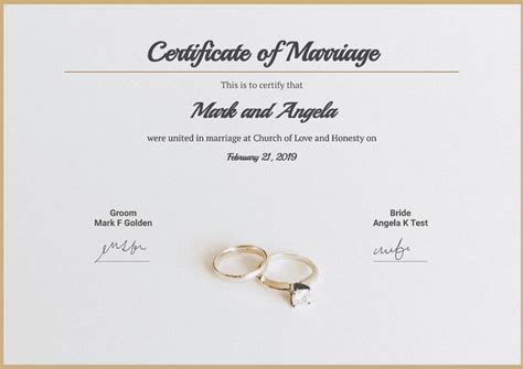 What Size Frame Do I Need For A Marriage License | Webframes.org