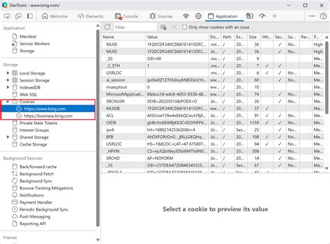 View, edit, and delete cookies - Microsoft Edge Developer documentation ...