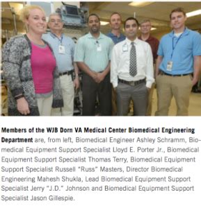 Department Profile – WJB Dorn VA Medical Center Biomedical Engineering Department - TechNation