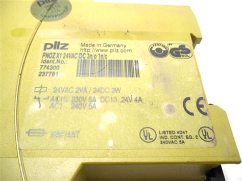 PILZ PNOZ-X1 SAFETY RELAY - PLC Toolbox Supply