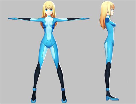 Zero Suit Samus Model Sheet by worldwithoutwords.deviantart.com on ...