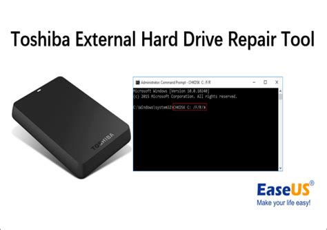 Toshiba External Hard Drive Repair Tool [Fix Errors Safely & Quickly]