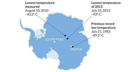 Coldest place moves from one Antarctic site to another | Coldest place on earth, Earth weather ...