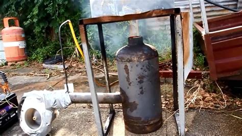 How to build a Backyard Waste Oil Burner Powered Water Heater to produce Hot Water for your Home