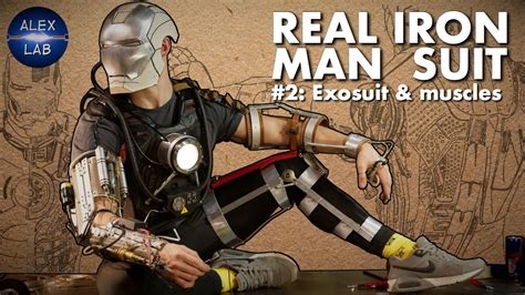 Building real Iron Man suit (Part#2: Exosuit, hydrogen muscles & EMG sensors) - YouTube