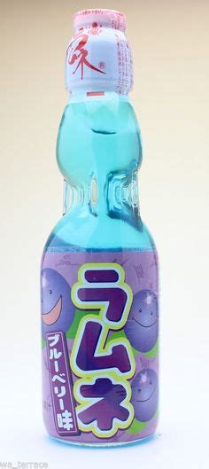 Japanese Ramune Blueberry Flavored Marble Soda Carbonated Soft Drink #HataRamune Japanese Treats ...