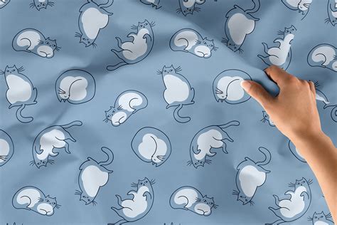 Sleepy cat pattern design. :: Behance