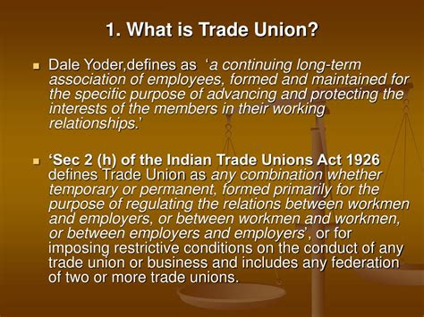 PPT - THE TRADE UNIONS Module 4 PowerPoint Presentation, free download ...