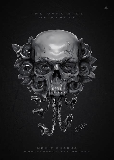 Digital Art - The Dark Side of Beauty on Behance