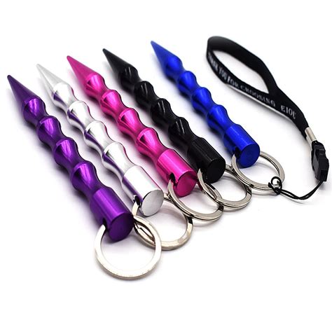 9 Packs Portable Durable Aluminum Anti-Wolf Defense Weapon for Women and Girls NAIZEA Self ...