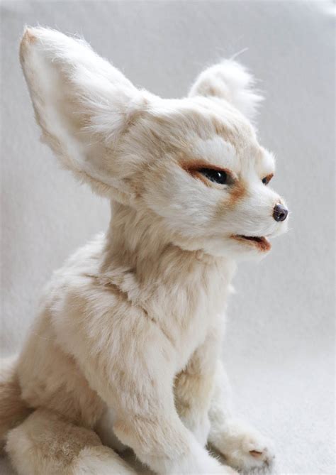 CUSTOM ORDER Sand fox fennec fox plush OOAK handmade toy | Etsy
