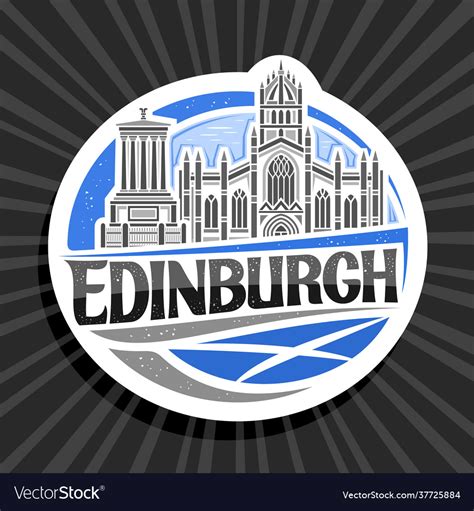 Logo for edinburgh Royalty Free Vector Image - VectorStock