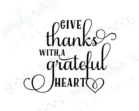 Clip Art - Give Thanks with a Grateful Heart | simplyrobincreations ...