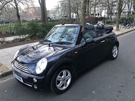 MINI ONE CONVERTIBLE 1.6, 2 DOOR, METALLIC BLACK- 2007. LOW MILEAGE ...