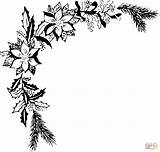 Christmas Border coloring Page  Free Printable Coloring Pages sketch template