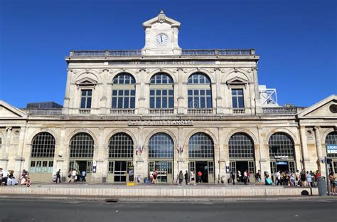 Railway Station of Lille, France Editorial Stock Image - Image of fille ...