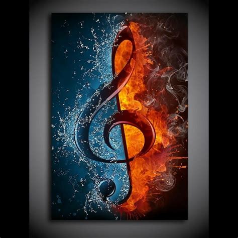 Fire and water music note Musik Wallpaper, Galaxy Wallpaper, Art Wallpaper, Music Drawings ...