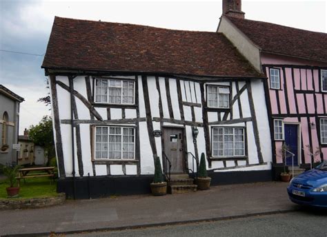 The Crooked House is one of Lavenham's more famous landmarks, and often ...