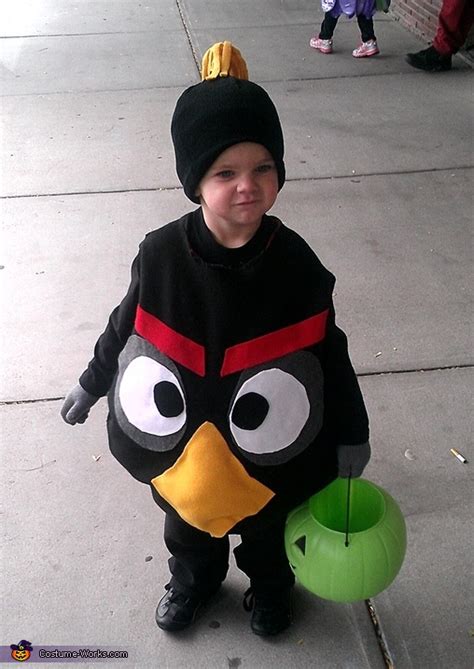 DIY Black Angry Bird Costume