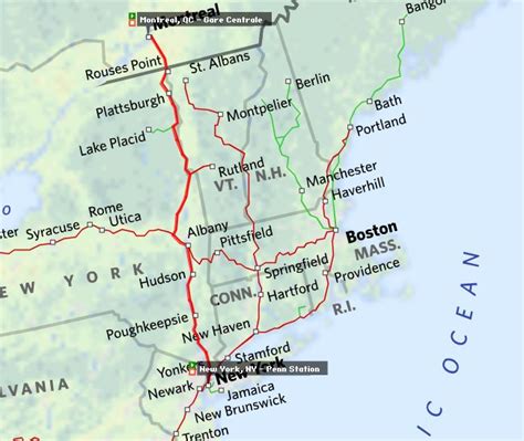 adirondack route amtrack | New york travel, York, Plattsburgh