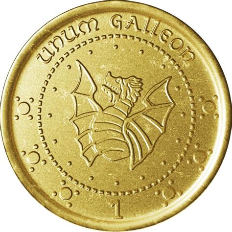 Gringotts Galleon Milk Chocolate Gold Coin, 0.81oz - Harry Potter ...