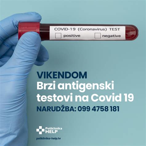 Testiranje na Covid-19 - Poliklinika HELP