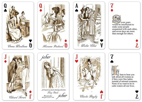 Jane Austen Playing Cards | A Mighty Girl