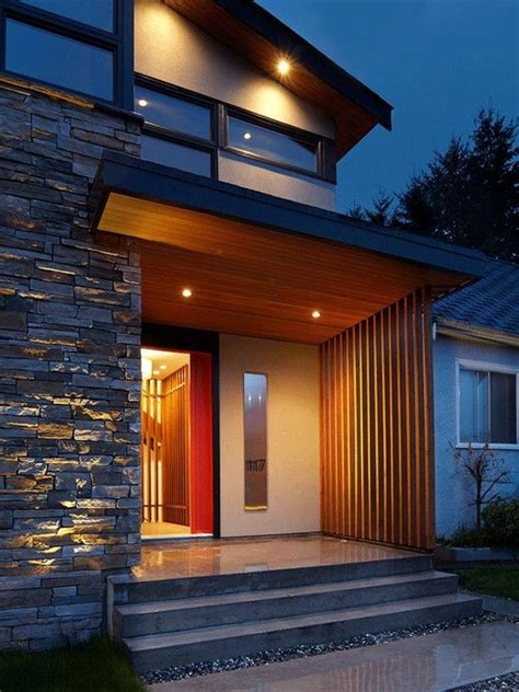 Modern House Exterior Entryway - modern houses